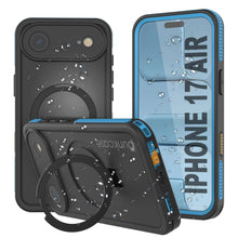 Load image into Gallery viewer, iPhone 17 Air Waterproof Case [Kickstud 2.0 Series] Protective IP68 Cover W/Screen Protector &amp; Kickstand [Blue]
