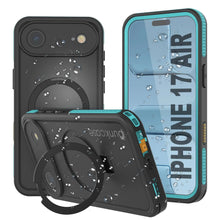 Load image into Gallery viewer, iPhone 17 Air Waterproof Case [Kickstud 2.0 Series] Protective IP68 Cover W/Screen Protector &amp; Kickstand [Teal]
