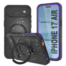 Load image into Gallery viewer, iPhone 17 Air Waterproof Case [Kickstud 2.0 Series] Protective IP68 Cover W/Screen Protector &amp; Kickstand [Purple]
