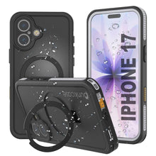 Load image into Gallery viewer, iPhone 17 Waterproof Case [Kickstud 2.0 Series] Protective IP68 Cover W/Screen Protector &amp; Kickstand [White]
