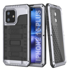 Load image into Gallery viewer, iPhone 16 Plus Metal Extreme 3.0 Series Aluminum Waterproof Case IP68 W/Buillt in Screen Protector &amp; Kickstand [White]
