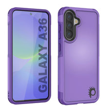 Load image into Gallery viewer, PunkCase Galaxy A36 Case, [Spartan 2.0 Series] Clear Rugged Heavy Duty Cover [Purple]
