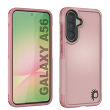 Load image into Gallery viewer, PunkCase Galaxy A56 Case, [Spartan 2.0 Series] Clear Rugged Heavy Duty Cover [Pink]
