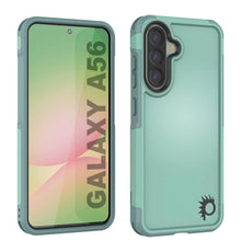 Load image into Gallery viewer, PunkCase Galaxy A56 Case, [Spartan 2.0 Series] Clear Rugged Heavy Duty Cover [Teal]
