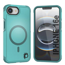 Load image into Gallery viewer, PunkCase iPhone 16e Case, [Spartan 2.0 Series] Clear Rugged Heavy Duty Cover W/Built in Screen Protector [Blue]
