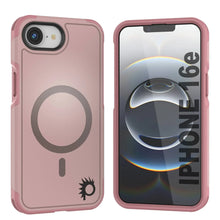 Load image into Gallery viewer, PunkCase iPhone 16e Case, [Spartan 2.0 Series] Clear Rugged Heavy Duty Cover W/Built in Screen Protector [pink]
