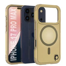 Load image into Gallery viewer, PunkCase iPhone 17 Pro Max Case, [Spartan 2.0 Series] Clear Rugged Heavy Duty Cover W/Built in Screen Protector [yellow]
