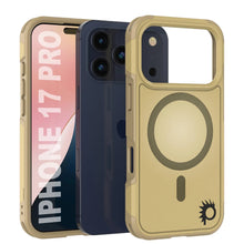 Load image into Gallery viewer, PunkCase iPhone 17 Pro Case, [Spartan 2.0 Series] Clear Rugged Heavy Duty Cover W/Built in Screen Protector [yellow]

