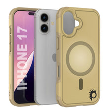 Load image into Gallery viewer, PunkCase iPhone 17 Case, [Spartan 2.0 Series] Clear Rugged Heavy Duty Cover W/Built in Screen Protector [yellow]
