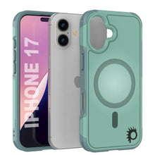 Load image into Gallery viewer, PunkCase iPhone 17 Case, [Spartan 2.0 Series] Clear Rugged Heavy Duty Cover W/Built in Screen Protector [teal]
