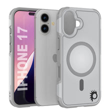Load image into Gallery viewer, PunkCase iPhone 17 Case, [Spartan 2.0 Series] Clear Rugged Heavy Duty Cover W/Built in Screen Protector [white]

