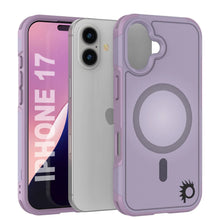 Load image into Gallery viewer, PunkCase iPhone 17 Case, [Spartan 2.0 Series] Clear Rugged Heavy Duty Cover W/Built in Screen Protector [lilac]
