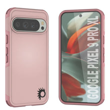 Load image into Gallery viewer, PunkCase Google Pixel 9 Pro XL Case, [Spartan 2.0 Series] Clear Rugged Heavy Duty Cover W/Built in Screen Protector [Pink]
