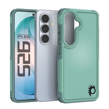 Load image into Gallery viewer, PunkCase Galaxy S26+ Plus Case, [Spartan 2.0 Series] Clear Rugged Heavy Duty Cover [Teal]
