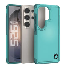 Load image into Gallery viewer, PunkCase Galaxy S26 Ultra Case, [Spartan 2.0 Series] Clear Rugged Heavy Duty Cover [Light Blue]
