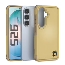 Load image into Gallery viewer, PunkCase Galaxy S26 Case, [Spartan 2.0 Series] Clear Rugged Heavy Duty Cover [Yellow]
