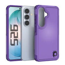 Load image into Gallery viewer, PunkCase Galaxy S26 Case, [Spartan 2.0 Series] Clear Rugged Heavy Duty Cover [Purple]
