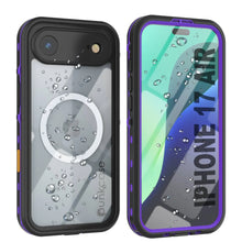 Load image into Gallery viewer, iPhone 17 Air Waterproof IP68 Case, Punkcase [Purple] [StudStar Series] [Slim Fit] [Dirtproof]
