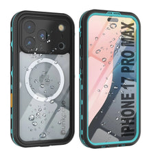 Load image into Gallery viewer, iPhone 17 Pro Max Waterproof IP68 Case, Punkcase [Teal] [StudStar Series] [Slim Fit]
