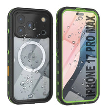 Load image into Gallery viewer, iPhone 17 Pro Max Waterproof IP68 Case, Punkcase [Light green] [StudStar Series] [Slim Fit] [Dirtproof]
