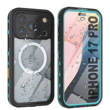 Load image into Gallery viewer, iPhone 17 Pro Waterproof IP68 Case, Punkcase [Teal] [StudStar Series] [Slim Fit]
