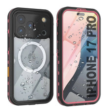 Load image into Gallery viewer, iPhone 17 Pro Waterproof IP68 Case, Punkcase [Pink] [StudStar Series] [Slim Fit] [Dirtproof]
