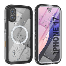 Load image into Gallery viewer, iPhone 17 Waterproof IP68 Case, Punkcase [White] [StudStar Series] [Slim Fit] [Dirtproof]
