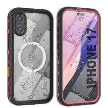 Load image into Gallery viewer, iPhone 17 Waterproof IP68 Case, Punkcase [Pink] [StudStar Series] [Slim Fit] [Dirtproof]
