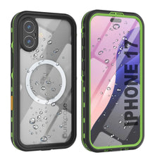 Load image into Gallery viewer, iPhone 17 Waterproof IP68 Case, Punkcase [Light green] [StudStar Series] [Slim Fit] [Dirtproof]
