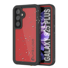 Load image into Gallery viewer, Galaxy S25+ Plus Waterproof Case PunkCase StudStar Red Thin 6.7ft Underwater IP68 Shock/Snow Proof
