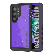 Load image into Gallery viewer, Galaxy S25 Ultra Waterproof Case PunkCase StudStar Purple Thin 6.6ft Underwater IP68 Shock/Snow Proof
