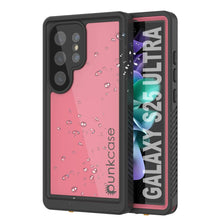 Load image into Gallery viewer, Galaxy S25 Ultra Waterproof Case PunkCase StudStar Pink Thin 6.6ft Underwater IP68 Shock/Snow Proof

