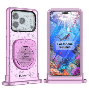 Punkcase Universal 2.0 Waterproof Phone Case for 6.7–6.9" [Pink]