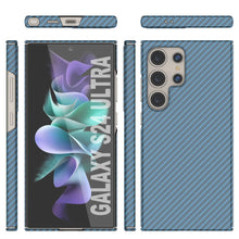 Load image into Gallery viewer, Galaxy S24 Ultra Case, Punkcase CarbonShield, Heavy Duty &amp; Ultra Thin Cover [shockproof][non slip] [Light Blue]
