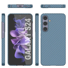 Load image into Gallery viewer, Galaxy S24 Case, Punkcase CarbonShield, Heavy Duty &amp; Ultra Thin Cover [shockproof][non slip] [Light Blue]
