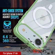 Load image into Gallery viewer, Punkcase iPhone 17 Air Magnetic Wireless Charging Case [ClearMag Series][Green]
