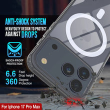Load image into Gallery viewer, Punkcase iPhone 17 Pro Max Magnetic Wireless Charging Case [ClearMag Series][Silver]
