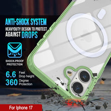 Load image into Gallery viewer, Punkcase iPhone 17 Magnetic Wireless Charging Case [ClearMag Series][Green]
