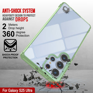 Galaxy S25 Ultra Case [Clear Acrylic Series] [Non-Slip] For Galaxy S25 Ultra [Green]