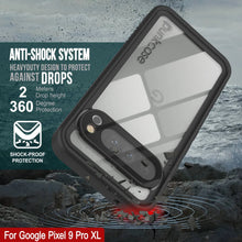 Load image into Gallery viewer, Google Pixel 9 Pro XL Waterproof Case, Punkcase [Extreme Series] Armor Cover W/ Built In Screen Protector [Red]
