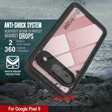 Load image into Gallery viewer, Google Pixel 9  Waterproof Case, Punkcase [Extreme Series] Armor Cover W/ Built In Screen Protector [Light Blue]
