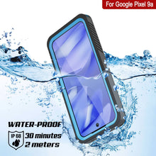 Load image into Gallery viewer, Google Pixel 9a Waterproof Case, Punkcase [Extreme Series] Armor Cover W/ Built In Screen Protector [Light Blue]
