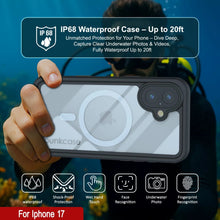 Load image into Gallery viewer, iPhone 17  Waterproof Case, Punkcase [Extreme Mag Series] Armor Cover W/ Built In Screen Protector [Black]
