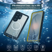 Load image into Gallery viewer, Galaxy S26 Ultra Waterproof Case, Punkcase [Extreme Mag Series] Armor Cover W/ Built In Screen Protector [Yellow]
