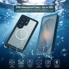 Load image into Gallery viewer, Galaxy S26 Ultra Waterproof Case, Punkcase [Extreme Mag Series] Armor Cover W/ Built In Screen Protector [Blue]
