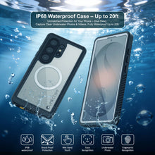 Load image into Gallery viewer, Galaxy S26 Ultra Waterproof Case, Punkcase [Extreme Mag Series] Armor Cover W/ Built In Screen Protector [White]
