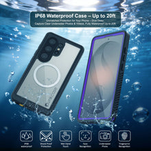 Load image into Gallery viewer, Products Galaxy S26 Ultra Waterproof Case, Punkcase [Extreme Mag Series] Armor Cover W/ Built In Screen Protector [Purple]
