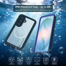 Load image into Gallery viewer, Galaxy S26 Waterproof Case, Punkcase [Extreme Mag Series] Armor Cover W/ Built In Screen Protector [Purple]
