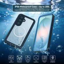 Load image into Gallery viewer, Galaxy S26 Waterproof Case, Punkcase [Extreme Mag Series] Armor Cover W/ Built In Screen Protector [Blue]
