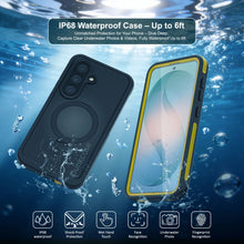 Load image into Gallery viewer, Galaxy S26 Plus Waterproof Case [Kickstud 2.0 Series] Protective IP68 Cover W/Screen Protector &amp; Kickstand [Yellow]
